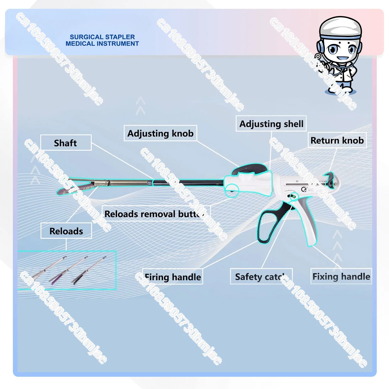 Surgical instruments Disposable Endo Linear Cutter Stapler and Reloads for Abdominal Minimally Invasive