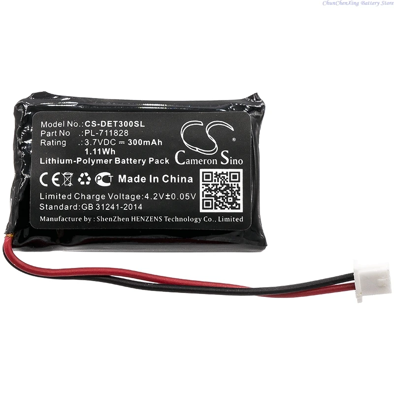 3.7V 300mAh Dog Collar Battery PL-711828,PL-711828N,BL-100,BP-504,BP37TR for Educator ET-300/ET-302/ET-300-L/ET-302-L Receiver