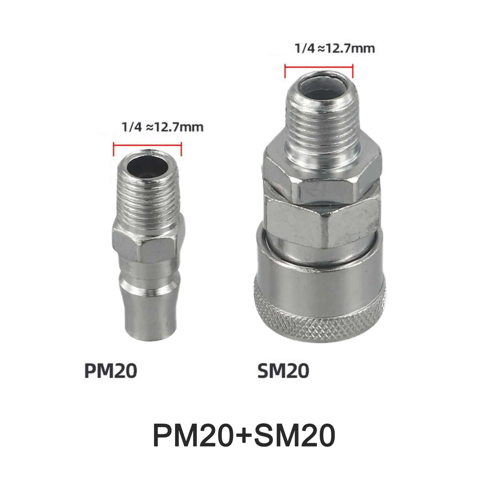 Coupling Fittings PF20 PM20 SM20 SP SP20 Connector Coupler Mm Compressor Quick Release Spring Loaded Compressor