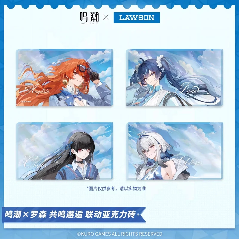 

Official genuine Wuthering Waves x LAWSON Resonance Encounter Acrylic Block Cold Change Cup coasters Polaroid in stock