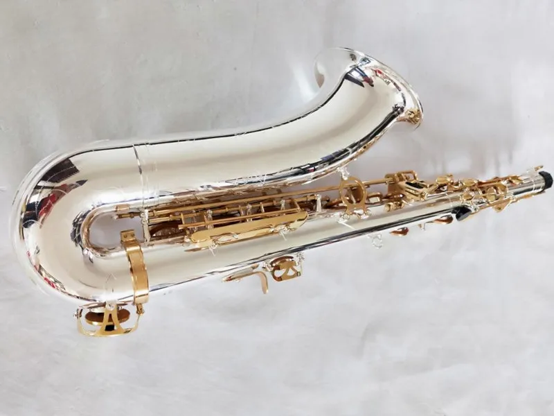 2025 new Professional Tenor Saxophone with Case, Gold Key Sax Mouthpiece Patches, Reeds Bend Neck, New, T-WO37