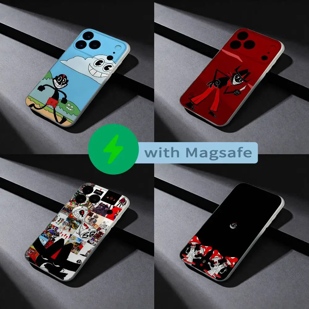 

L-Lil Darkie USD Phone Case For iPhone 17,16,15,14,13,12,X,XS,Pro,Max,Plus,E,Air,Mini with Magsafe Magnetic Slim Frosted