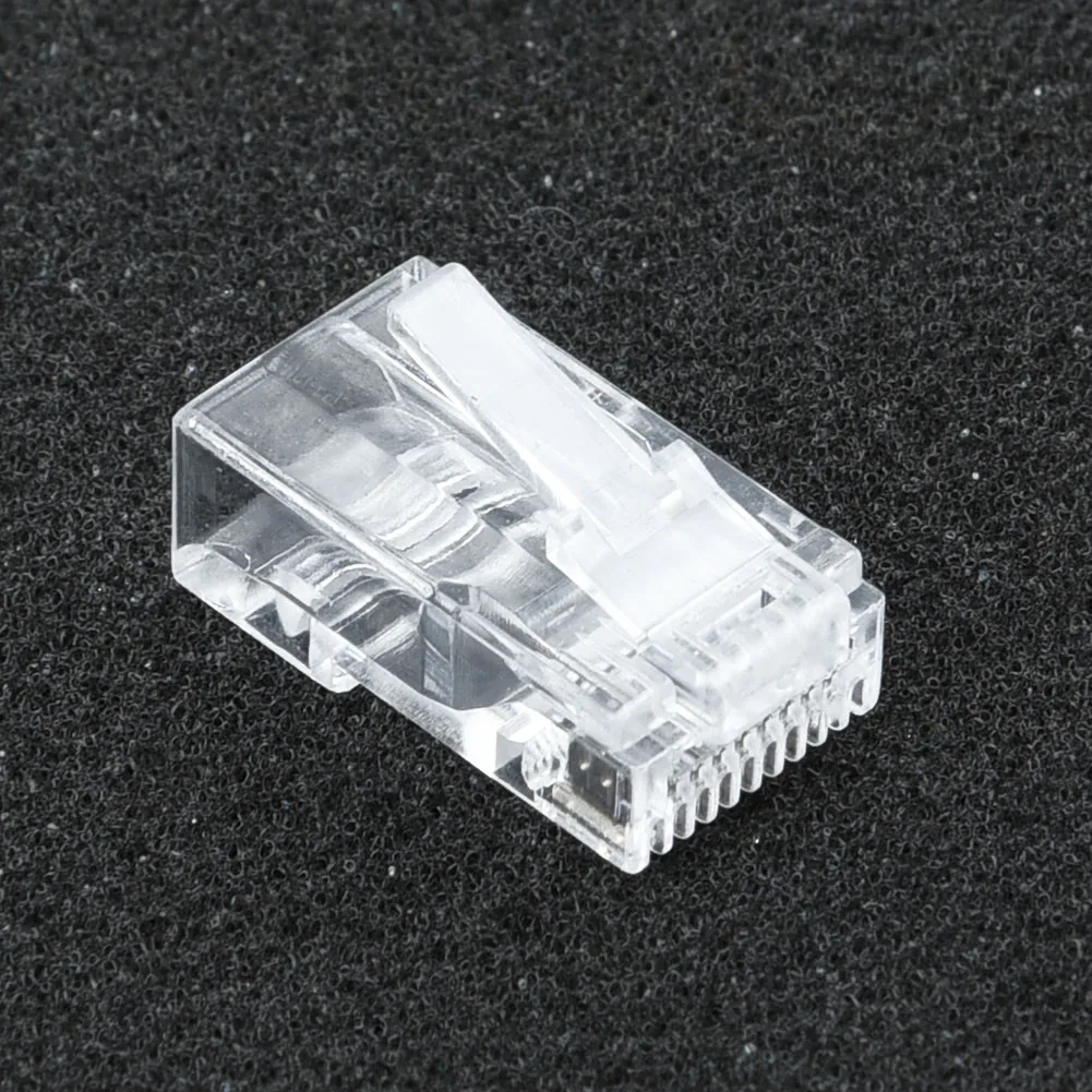 CAT5E CAT6 Plug RJ45 Connector Netwerk Kabel Modulaire 8P8C Connector End Passeren Z Hotsale RJ45 2021 Nieuwe 50Pcs/100Pcs