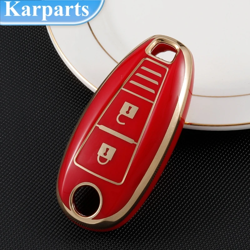 

3 Button TPU Car Remote Key Shell Cover Case For Suzuki Vitara Swift Ignis Kizashi SX4 Baleno Ertiga 2019 2018 2017 2016