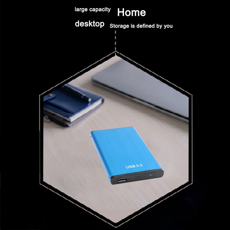 2.5 Inch Portable External HDD Hard Drive USB3.0 Mobile Hard Drive Suitable For PC Desktop Notebook Computers