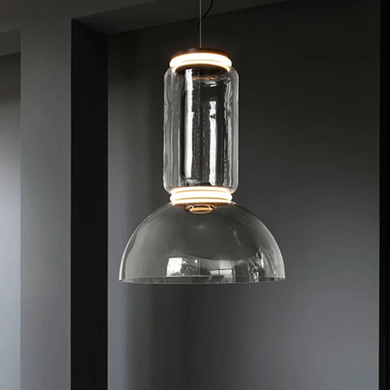 

New Italy Design Heavy Glass Pendant Light Nordic Modern Hanging Led Pendant Lamp Fixture for Dining room Store Loft Decor