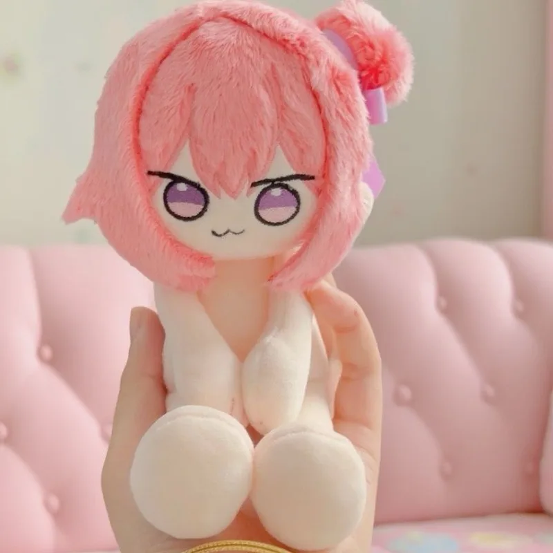 Muñeca de Algodón Suave de 20 cm con Atributos de Chicas Anime, Doro Kawaii, Cosplay, ChuiChui, Vestido de Dibujos Animados, Figura de Juguete para Coleccionar, Regalo para Fans