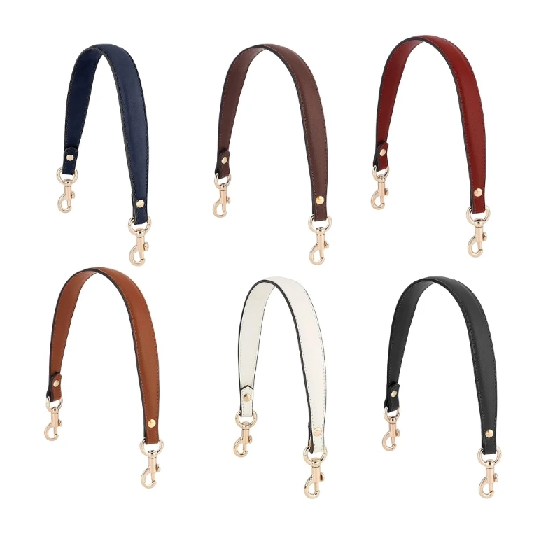 340D Short Bag Replacement Strap with Smooth Stitched Finish and Gold-Tone Clasps, for Purse Use and Daily Carry Needs