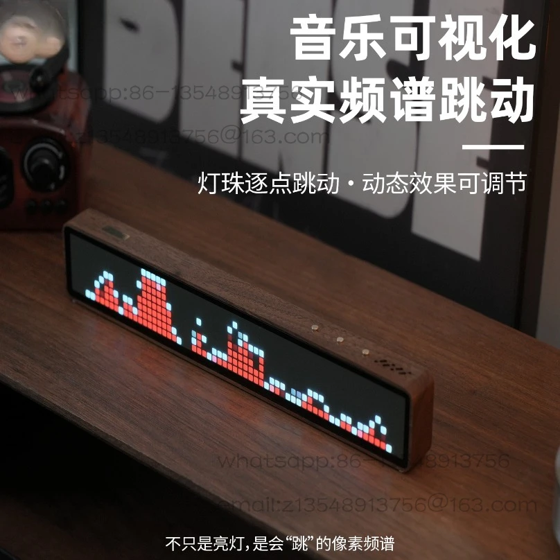 LED electronic clock desktop ornament digital creative intelligent networking wifi spot fast delivery