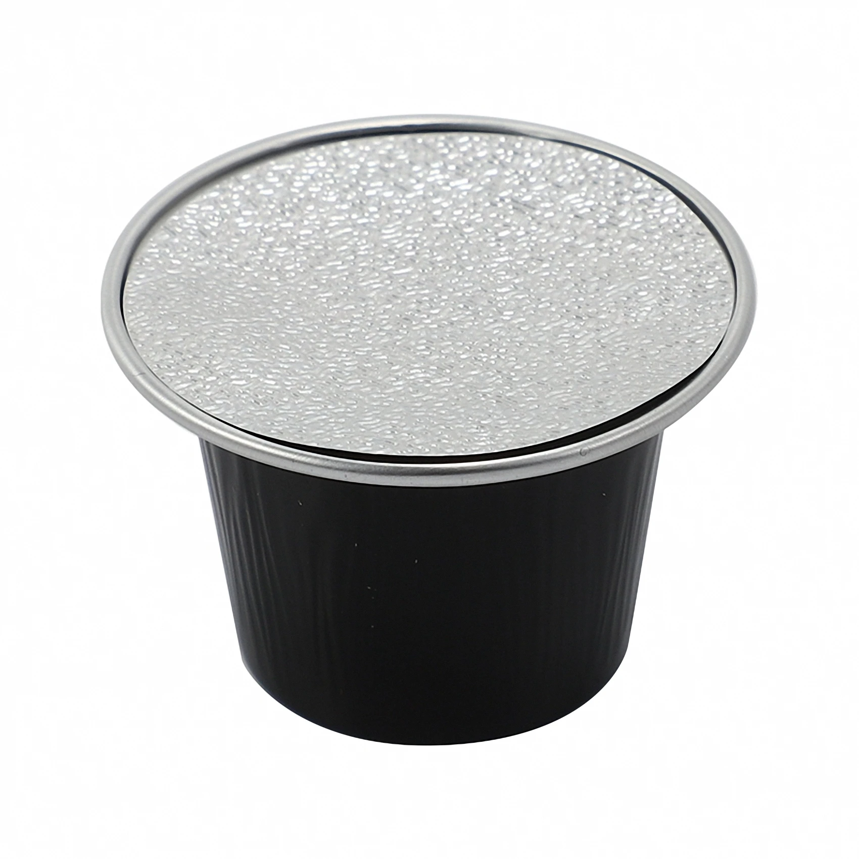 Black Refillable Coffee Capsules Cup, Cápsulas De Café Descartáveis, Café Suprimentos, Embalagem, 50 Conjuntos