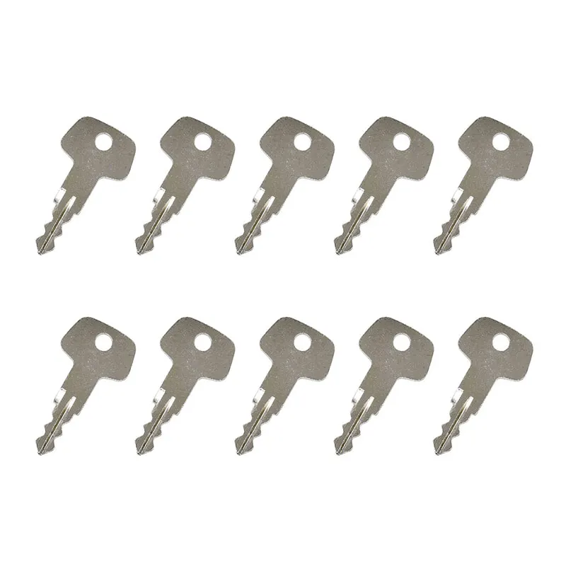 

10PCS Fuel Cap Lock Key 706 Compatible With Liebherr Bomag Heavy Equipment Industrial Construction Heavy Equipment