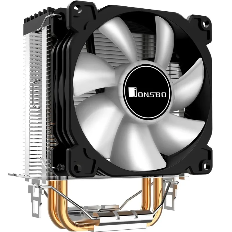 Jonsbo CR1200 9cm 2 rurki cieplne wieża chłodnica procesora z tęczowym grzejnikiem chłodzącym RGB dla Intel LGA1151/1200/LGA115X AMD AM4 — zdjęcie 5