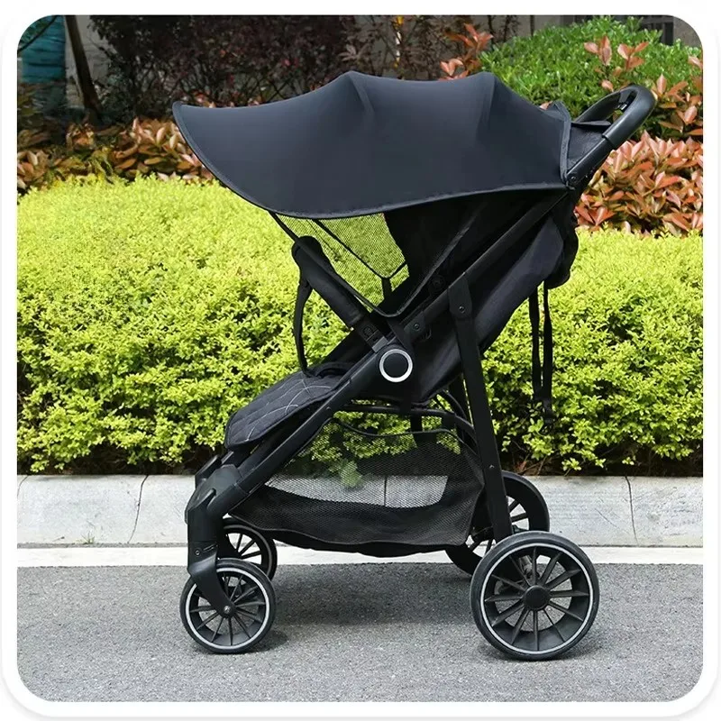 Universal Baby Stroller Canopy UV Protection Sunscreen Cover Cartoon Sun Shade Extend Awning Summer Newborn Stroller Accessories view 2