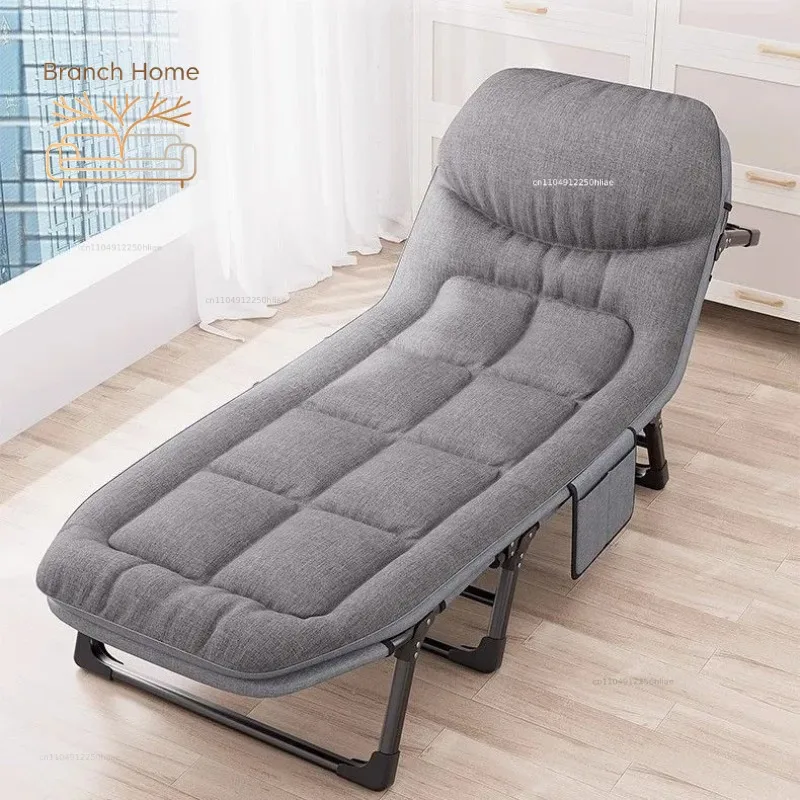 Portable Folding Sleeping Bed Heavy-Duty Camping Chair Adjustable Height Mattress  Outdoor Travel Home Guest Hiking раскладушка