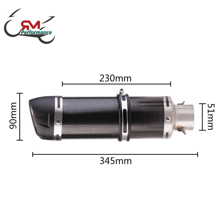 GSX-R150 R1R3  F02 Universal Motorcycle Exhaust Pipe Modified Parts
