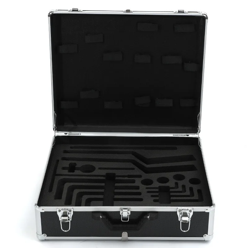 Custom Aluminum Alloy Storage Case, Multifunctional Hardware & Instrument Box, Customizable Combined Set