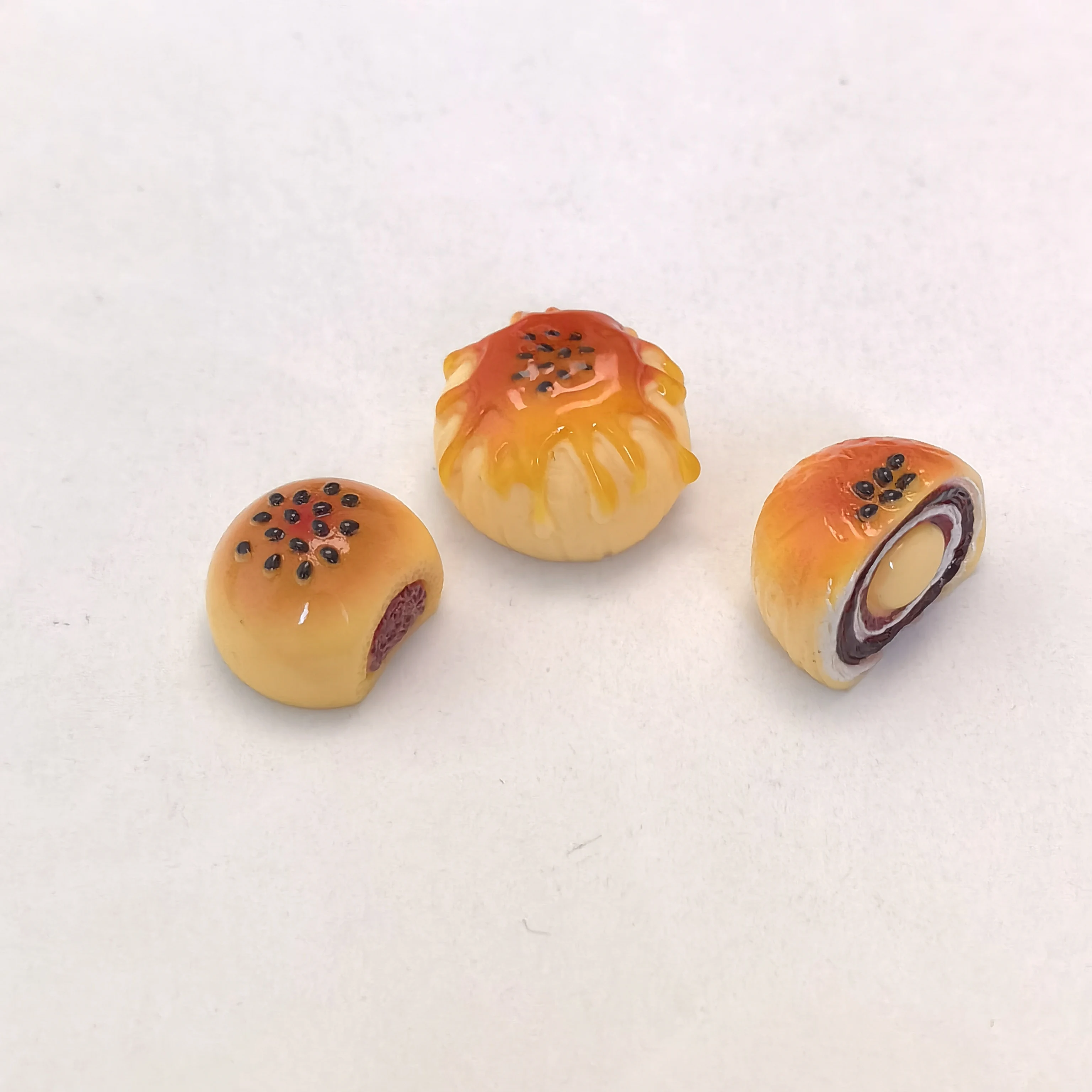 Miniature Dollhouse Bread Biscuit Snacks Model Food for Doll Pretend Play Kitchen Toy Accessories