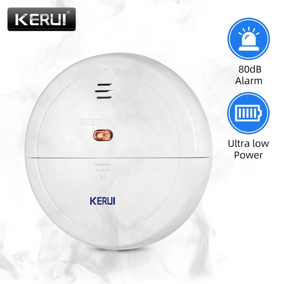 KERUI 433MHz Smoke Fire Detectors security protection smoke alarm Fire safety smoke alarm