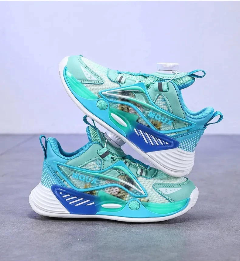 

Детская спортивная обувь с дышащей сеткой и крутым рисунком, большие детские противоскользящие повседневные кроссовки на мягкой подошве, детские кроссовки