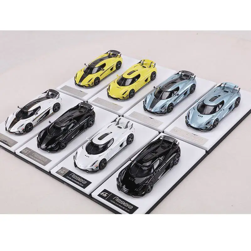 Modèle de voiture en alliage SCA SmallART à l'échelle 1:64, REGERA Super Sports