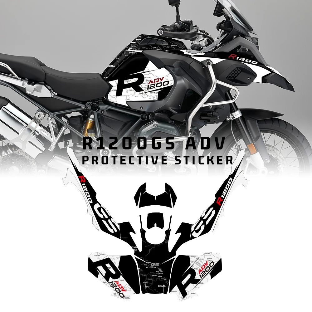 For R1200GS R1200 GS ADV 2013 - 2018 Motorcycle Whole Car Sticker UV-Proof Sticker Decal accesorios