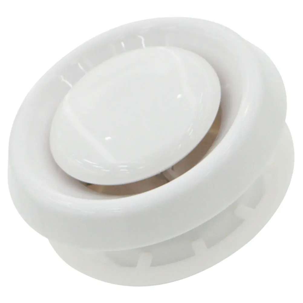 4 Inch Adjustable Round Exhaust Vent Cover Air Duct Ceiling Diffuser for Bathroom Kitchen Garage Inline Duct Fan