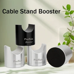 HIFI Cable Stand Booster Holder Support Frame Aluminum Anti-shock Foot Cable Multi-function Shock Absorber Trailing Black silver