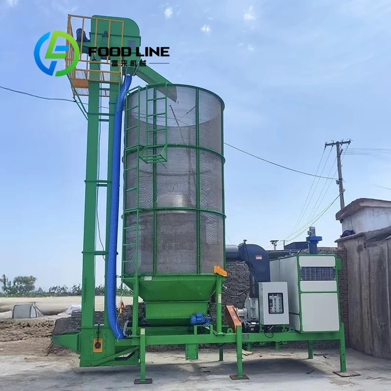 Batch Type Grain Dryer Independent Working Mode Suitable For Multi Variety Alternate Drying Of Different Cereal Crops