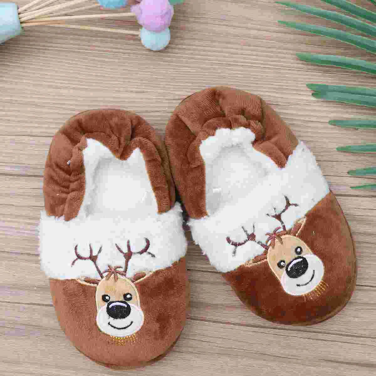 Indoor Warm Slipper for Kids Children Cotton House Slippers Winter Men and Women