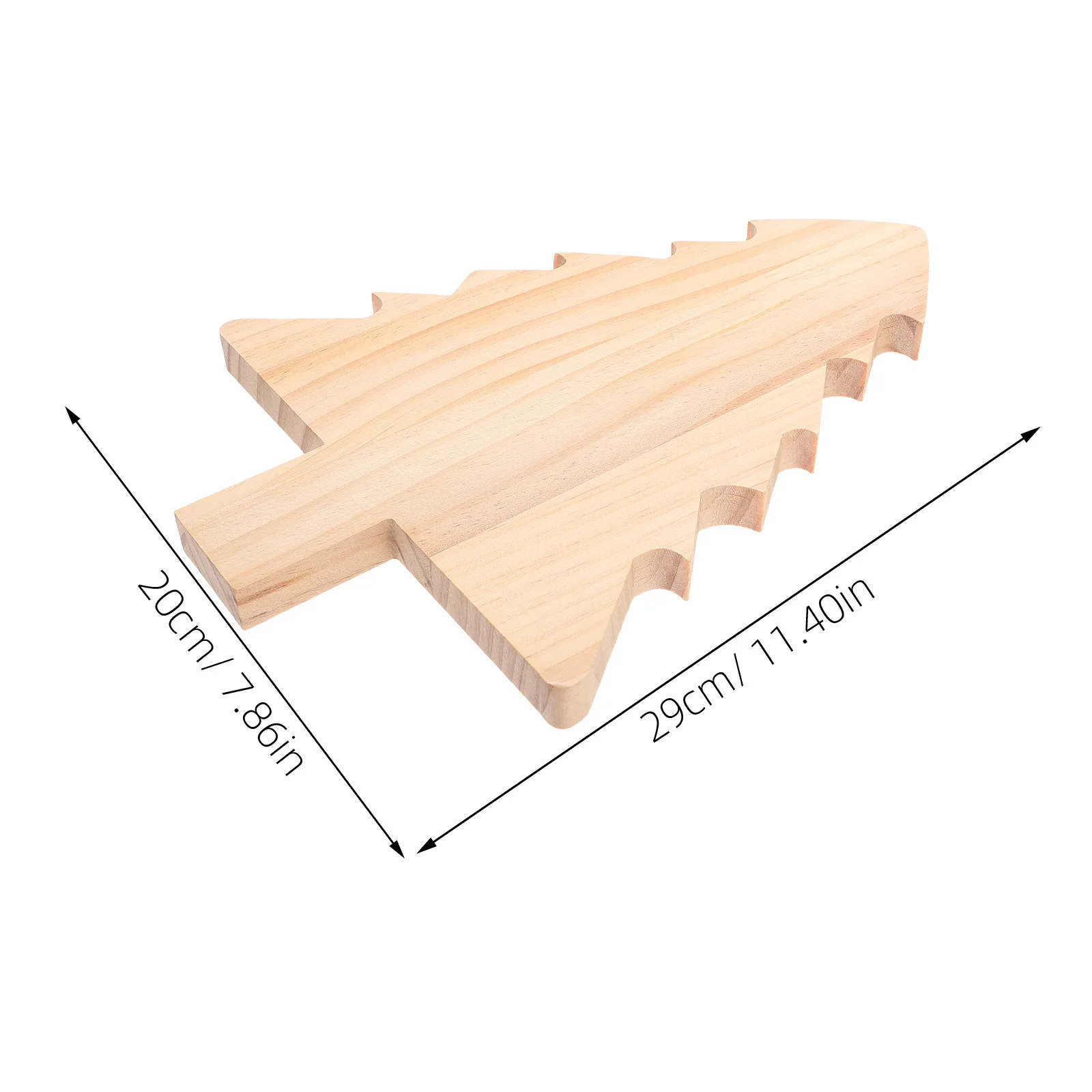صينية تقديم لوح تقطيع على شكل شجرة عيد الميلاد الخشبية الريفية لخبز الجبن والعطلات والمطبخ