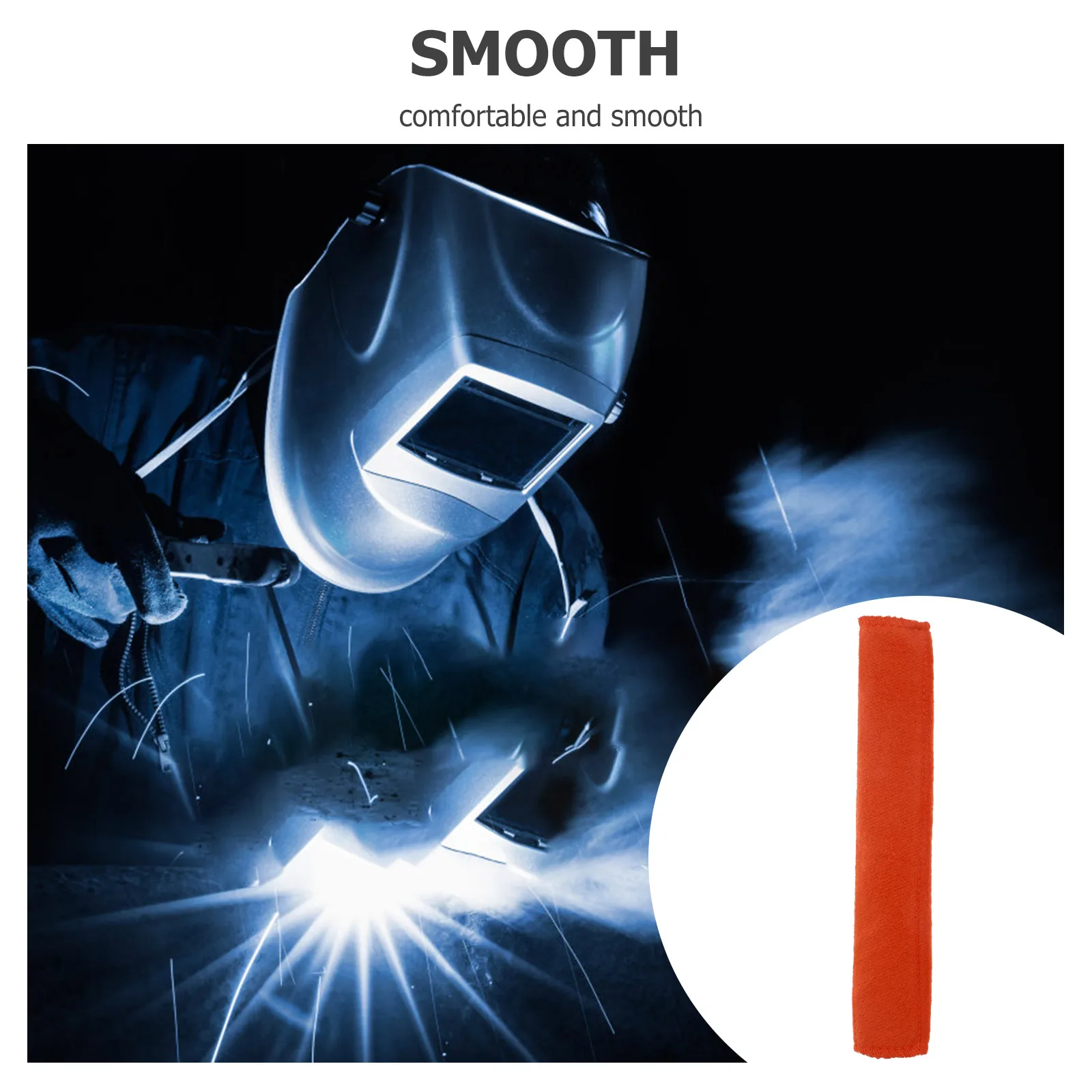 

4pcs Flame Retardant Safety Liner Breathable Cushion Pad For Welding Helmets Removable Comfort Insert Hard Hat