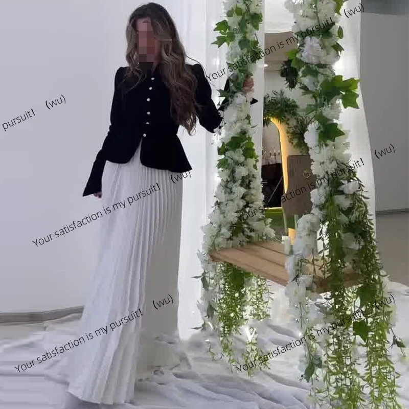 

ZOCI-Women's clothing, slim-fit top design pleated skirt two-piece set