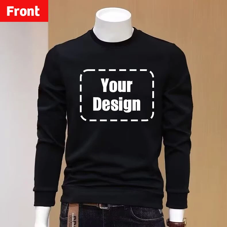 2025 New Unisex Hatless Sweatshirt Customize Design Your Logo Photo Anime Cartoon Graphic Print Men's Women's Custom Hoodies