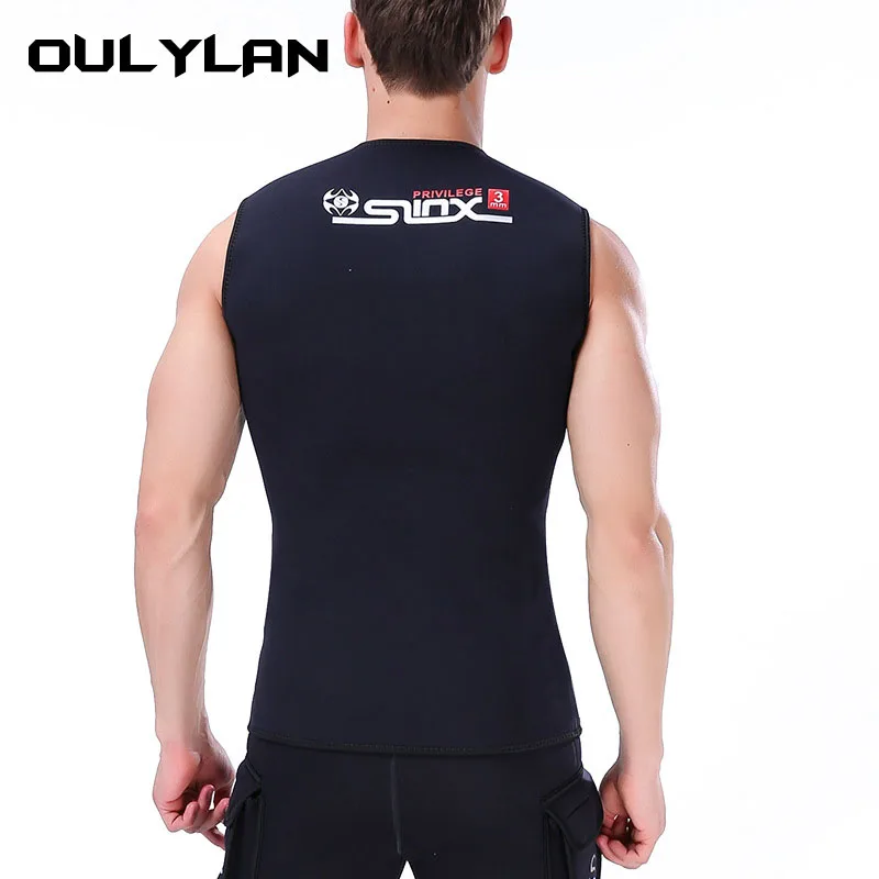 

Oulylan Sleeveless Wetsuit Vest for Diving Surf Outdoor Unisex Wetsuits 3MM Neoprene Windsurf Kitesurfing Sleeveless Scuba