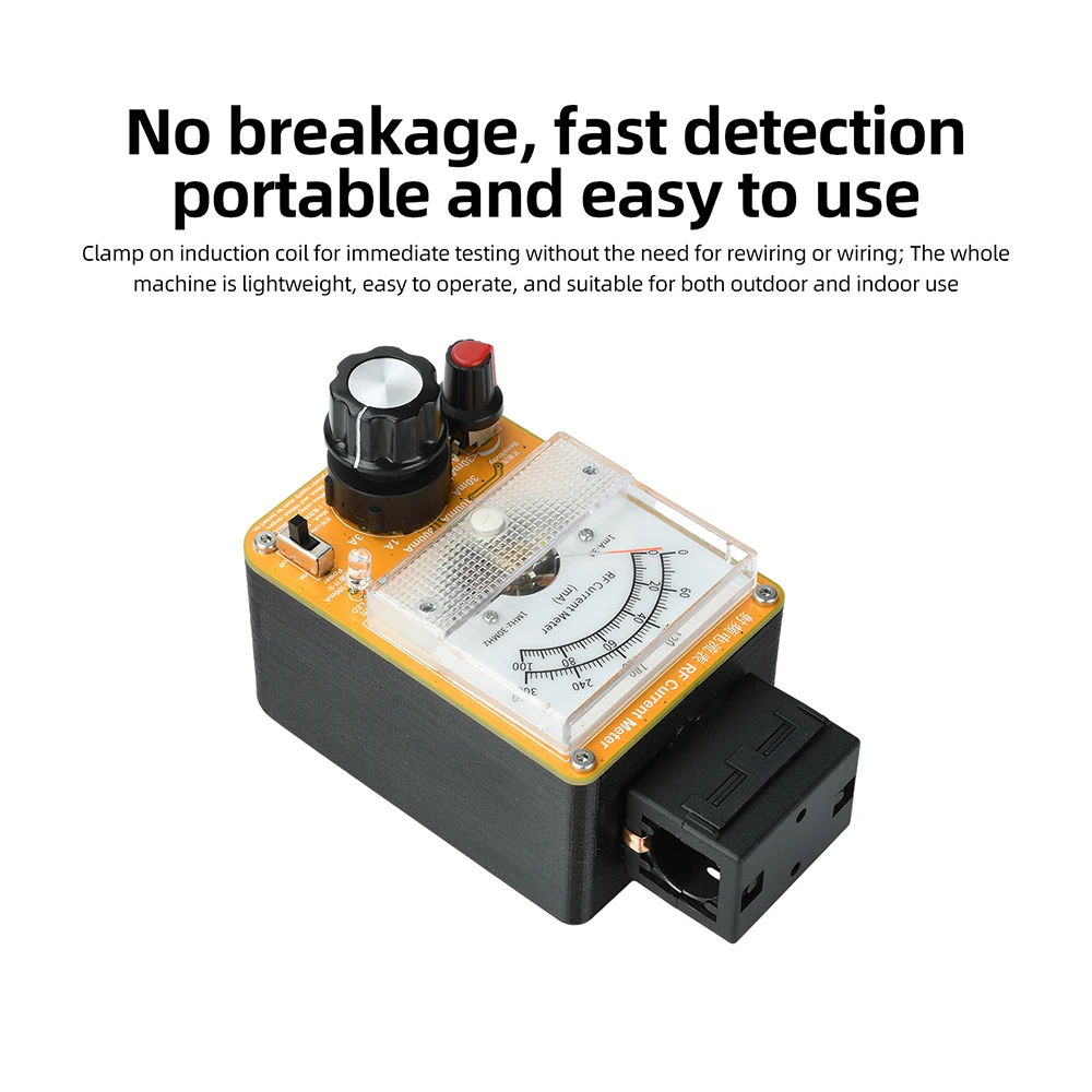 High-Precision Analog RF Ammeter 1 mA–3 A Six Ranges 1–30 MHz HF Band Suitable for Measuring High-Frequency Antennas