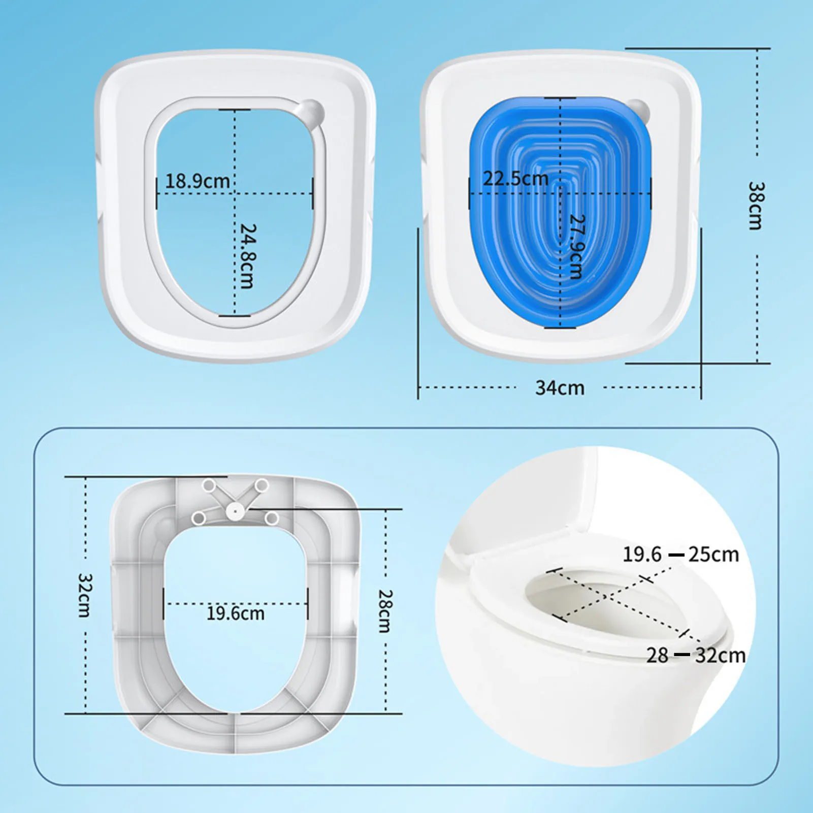 Cat Toilet Training Tool Cat Toilet Training Kit  Reusable Environmentally Friendly Cat Toilet Trainer for Pet Cleaning