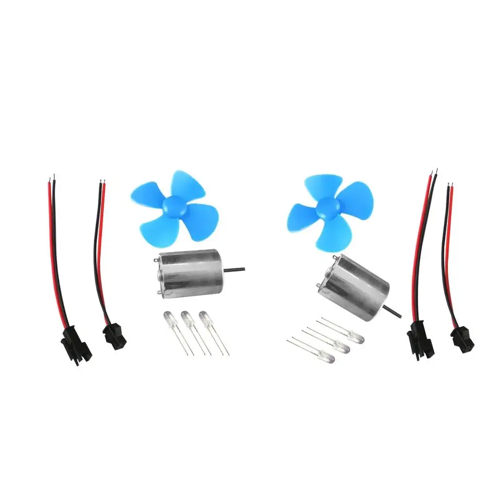 Mini Wind Generator DIY Assembly Kit Plastic Wind Power Generator Set for Science Experiment Learning
