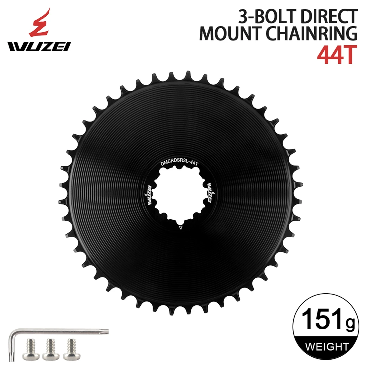 Wuzei 3 ボルト自転車チェーンリングロードバイクナローワイドチェーン