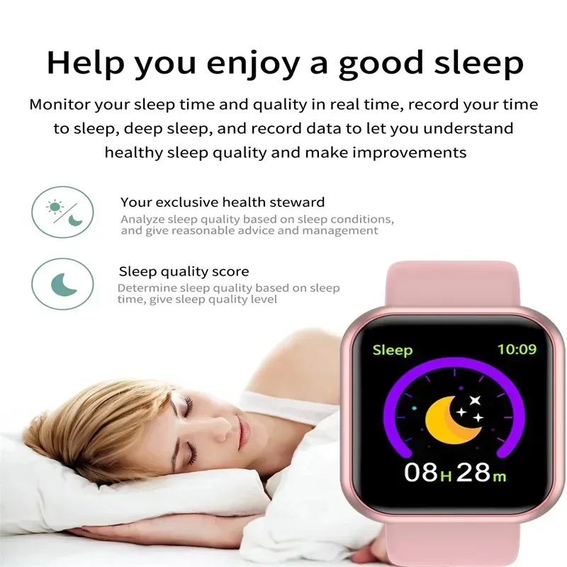 Zordai Smart Watch for Xiaomi Redmi Watch 3 Android Phone IOS 1.3\'\' Inch Screen BT Call Blood Oxygen/Pressure Monitoring Watch