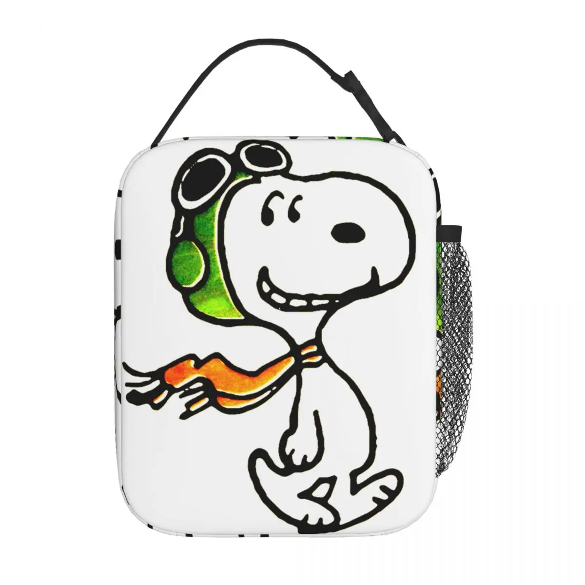 Snoopys personalizzato Flying Ace Lunch Bag per le donne Cooler Thermal Insulated Lunch Box Beach Camping Travel Tote Bags a tenuta stagna