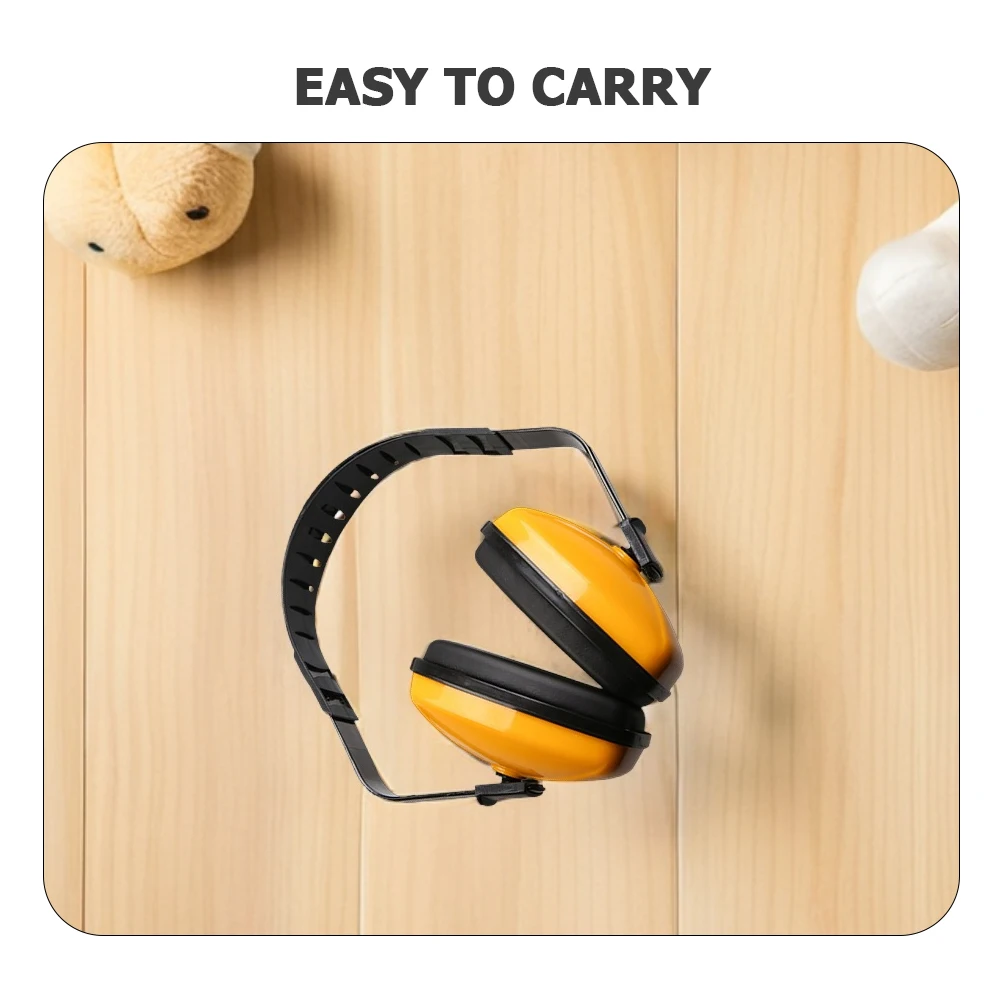 소음 차단 헤드폰 접이식 디자인으로 귀 보호 여행 캠핑 수면에 편안한 착용감