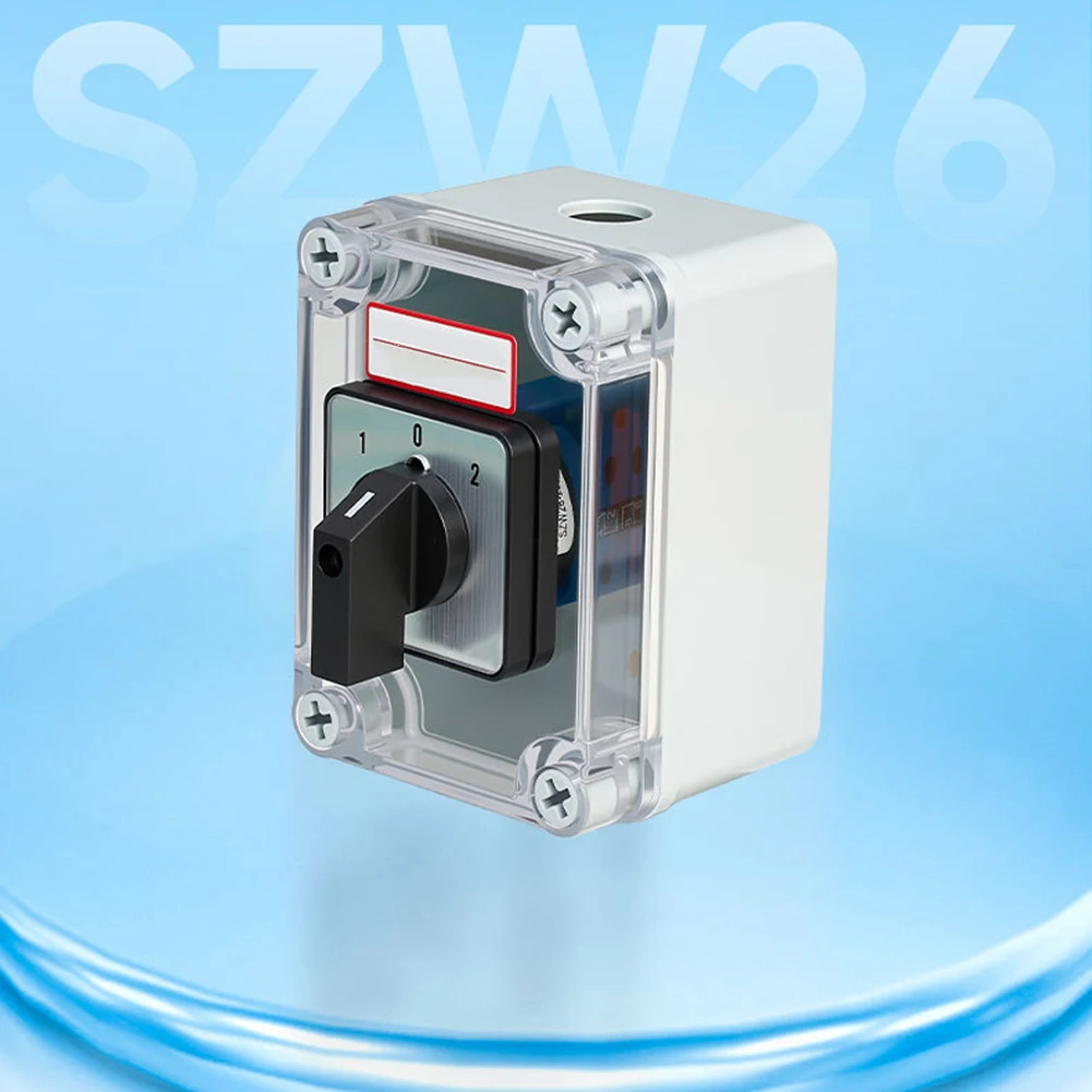 Industrial Rotary Switch SZW26 20/D202.2TWBF 3 Position 2 Section 660V 20A for Machine Tool Control and Panel Building