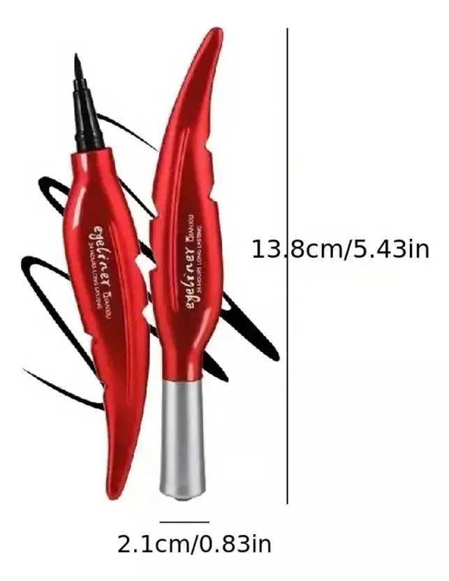 Eyeliners Indelible Feather 24 Hours Great Coverage and Fixation Defines Your Eyes Long Lasting Waterproof