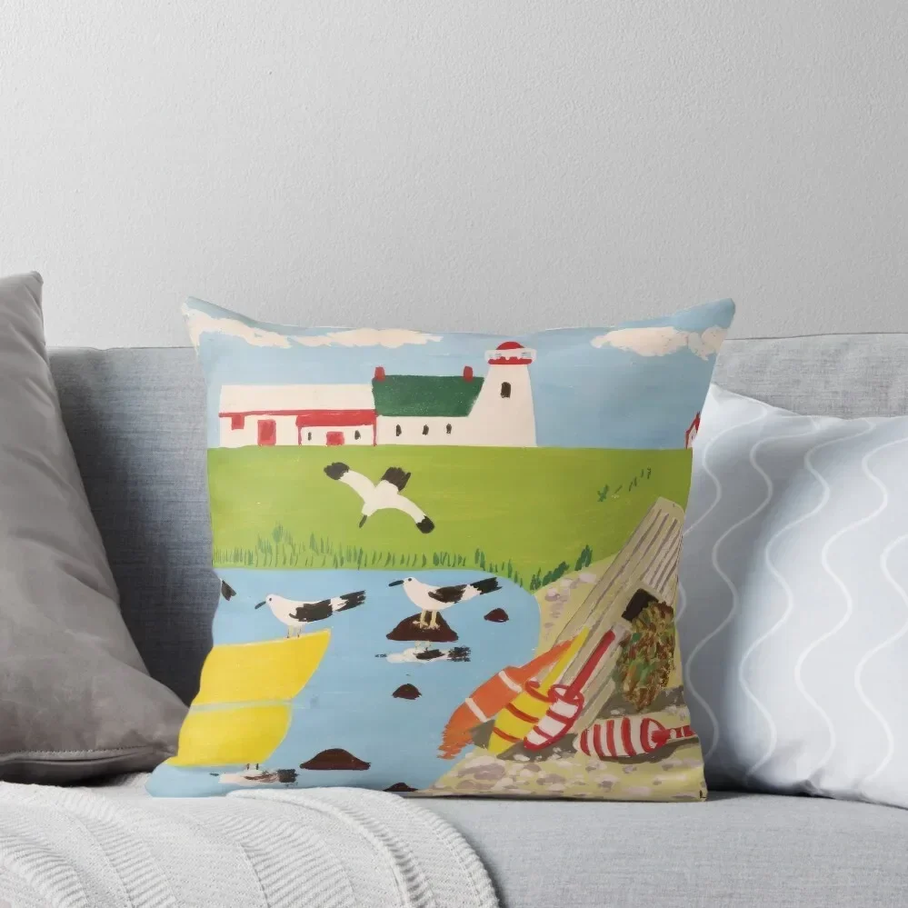 

Maud Lewis Throw Pillow Sofa Decorative Covers luxury decor Cushions For Decorative Sofa Ornamental Pillow pillow