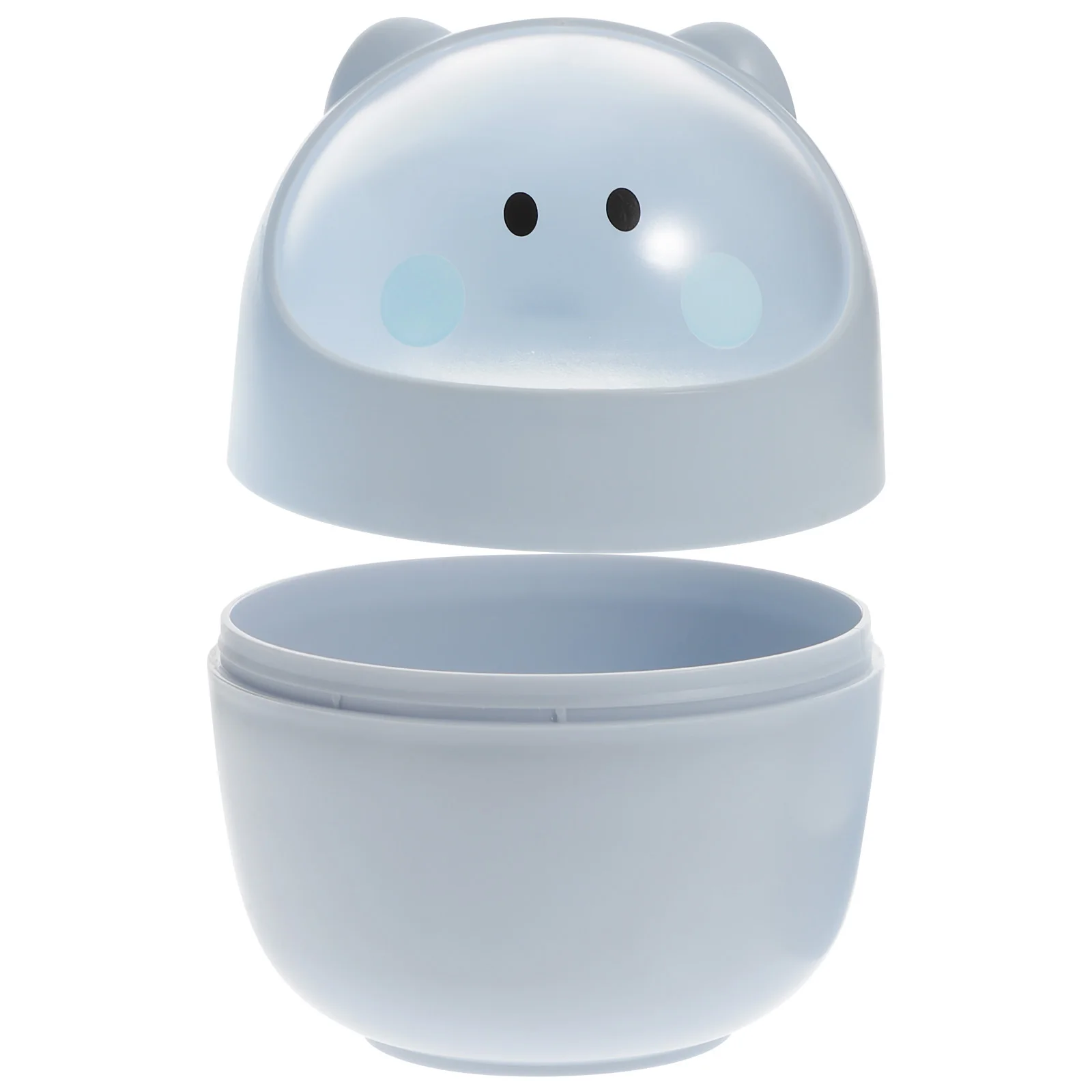 

Desktop Trash Can Small Garbage Bin with Lid Cute Kawaii Design for Bedroom Bathroom Kitchen Study Office Multi-Function