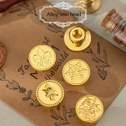 Rose Garden Retro Seal Wax Stamp Head Fire Paint Embossed for DIY Scrapbooking Wedding Invitation Card Crafts Decoration