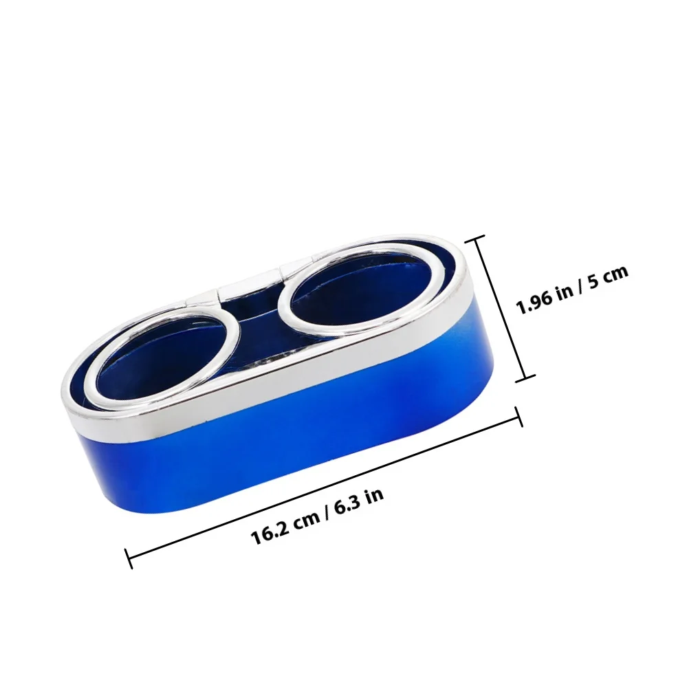 قطعتان من حامل أكواب الماء للسيارة - حامل مشروبات بقبضة قوية للمركبة، تخزين كوب مزدوج مضاد للانزلاق لملحقات السيارات وسيارات الدفع الرباعي