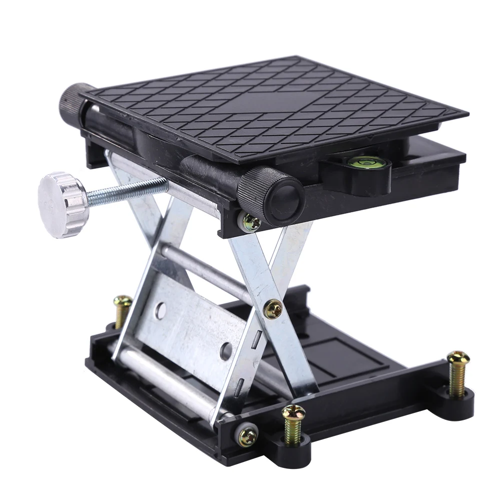 Ajustável Alumínio Router Lift Table, Carpintaria, Gravura, Lab Stand Table, Rack Lift, Lifting Benches