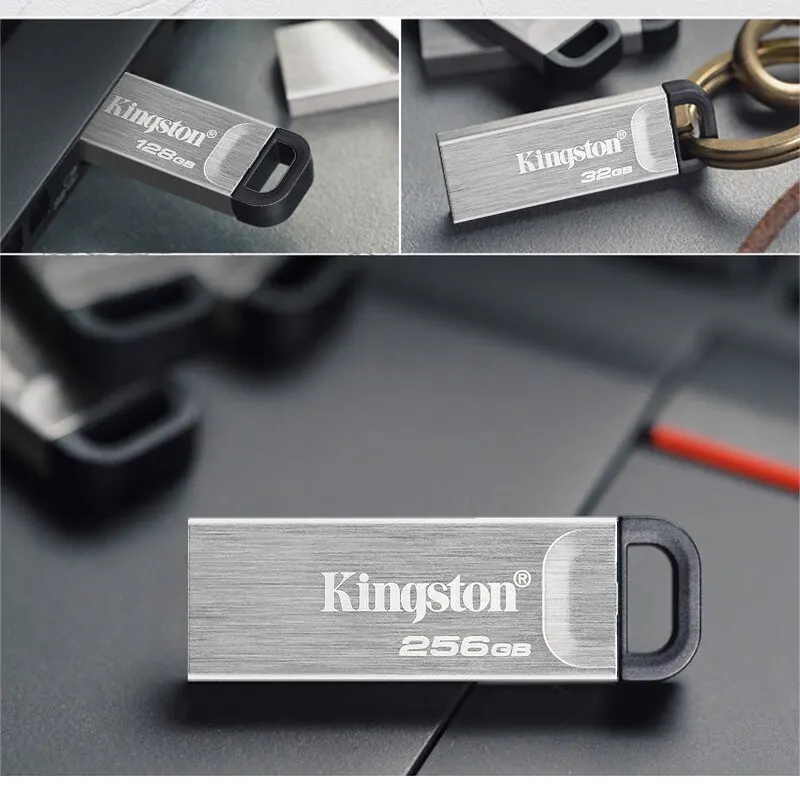 Kingston Pendrive USB Flash Drives DTKN 32GB 64GB 128GB Pen Drive 3.0 CLE USB 3.2 Gen 1 Disk Stick per desktop laptop