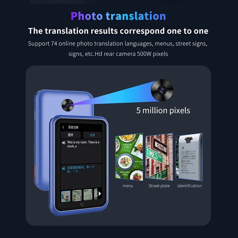 New-S30 Voice Translator Chatgpt Multi-Language 4G SIM Realtime Translation Device For Travel Learner Intelligent Translated